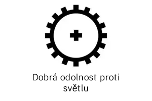 Tapetovací symbol, vysoká odolnost proti světlu