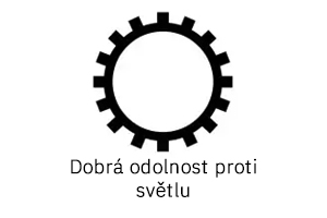 Tapetovací symbol, Dobrá odolnost proti světlu